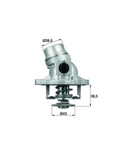 Thermostat mit Dichtung 105,0 °C MAHLE BEHR TM 12 105