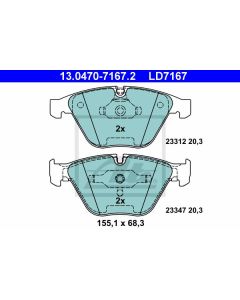 Bremsbeläge Ceramic Bremsbelagsatz Vorne ATE 13.0470-7167.2