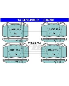 Bremsbeläge Ceramic Bremsbelagsatz Vorne ATE 13.0470-4990.2