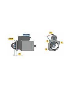 Anlasser BOSCH 0 001 108 239
