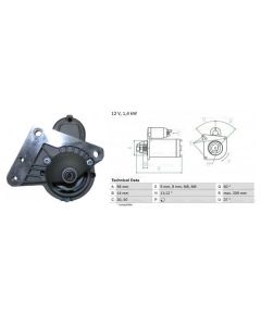 Anlasser BOSCH 0 986 021 651