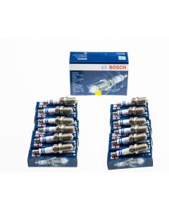 12x Zündkerze Doppel Platin FR8DPP33+ für Mercedes BOSCH 0 242 230 500