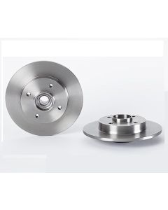 2 x Bremsscheiben Hinten für CITROËN PEUGEOT BREMBO 08.A858.17