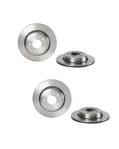 2x Bremsscheiben für BMW Hinterachse BREMBO 09.9425.10