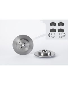 Bremsenkit hinten SCHEIBEN und BELÄGE BREMBO 08.A858.17 u. P 85 020