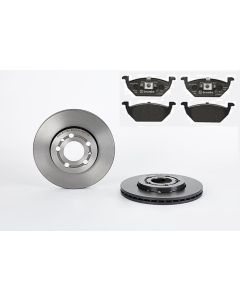 Bremsenkit vorne 2 SCHEIBEN belüftet und BELÄGE BREMBO 09.7011.11 u. P 85 041