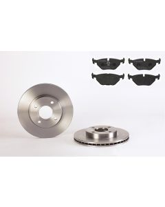 Bremsenkit vorne SCHEIBEN und BELÄGE BREMBO 09.7806.14 u. P 24 055