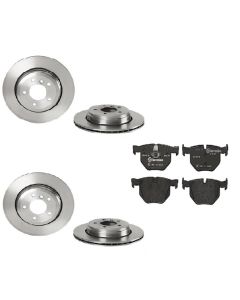 Bremsenset Hinterachse BREMBO 09.9425.10 und P 06 033