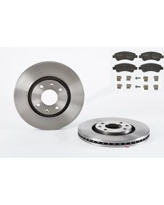 Bremsenkit vorne SCHEIBEN und BELÄGE BREMBO 09.9619.10 u. P 61 066