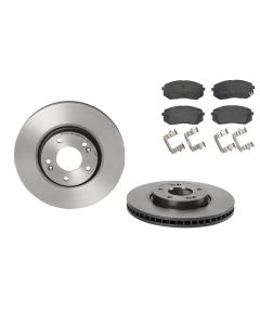 Bremsenkit vorne SCHEIBEN und BELÄGE BREMBO 09.A532.11 u. P 30 056
