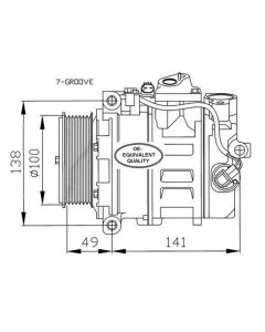 Kompressor Klimaanlage NRF 32216