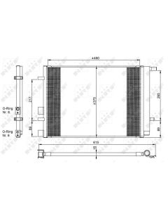Kondensator mit Trockner NRF 350095