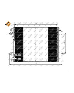 Kondensator Klimaanlage NRF 35613