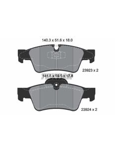 Bremsbeläge Bremsbelag Bremsklötze hinten TEXTAR 2392302