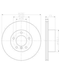 2x Bremsscheibensatz PRO Vorderachse TEXTAR 92132805