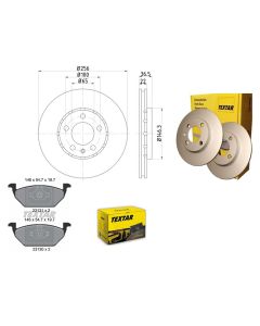 Bremsenkit PRO VA für VW SEAT TEXTAR 92082205 und 2313001