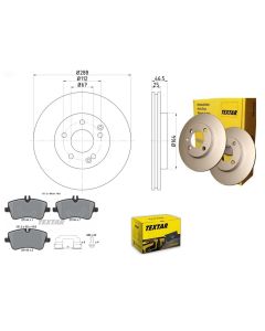 Bremsscheiben PRO mit Bremsbelag vorne TEXTAR 92105905 u. 2314401 u. 98024701