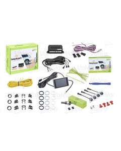 Einpark-Assistent 4 Sensor Schwarz Matt mit LCD-Farbanzeige VALEO 632201
