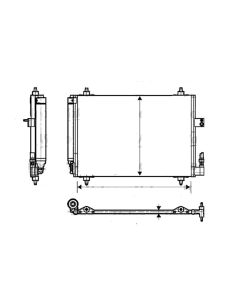 Kondensator Klimaanlage VALEO 817824