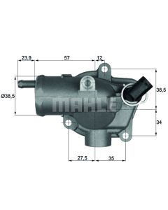 Integralthermostat 87,0 °C  BEHR TH 11 87