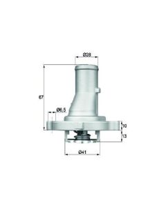 Integralthermostat mit Dichtung 87°C THERMOSTAT BEHR TI 68 87 D