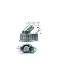 Thermostat mit Dichtung 92 °C MAHLE BEHR TI 10 92