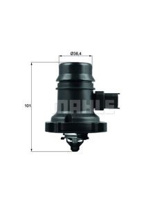 Thermostat mit Dichtung 103°C Kennfeldthermostat BEHR TM 37 103
