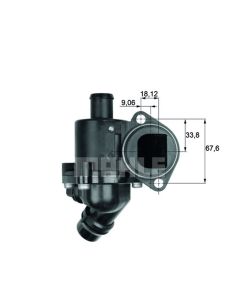 Thermostat ohne Dichtung 100°C MAHLE BEHR TM 3 100