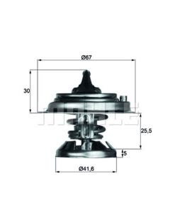 Thermostateinsatz mit DICHTUNG Thermostat 85°C MAHLE BEHR TX 29 85 D