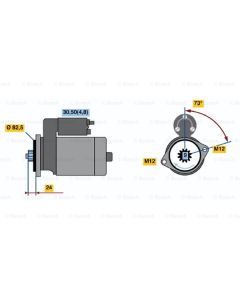 STARTER ANLASSER für Mercedes VW  BOSCH 0 001 125 055