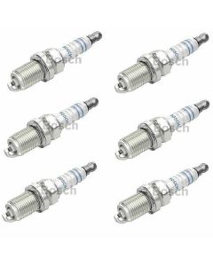 6x Zündkerze Nickel für Mercedes BOSCH 0 242 229 798
