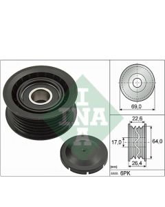 Umlenkrolle Führungsrolle Keilrippenriemen INA 532 0160 10