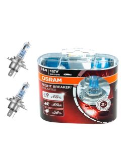 H4 Halogenlampen +110% 60 55W 12V NIGHT BREAKER UNLIMITED OSRAM 64193NBU 2BOX