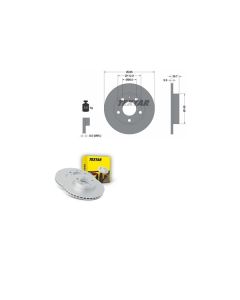 BREMSSCHEIBEN hinten TEXTAR 92106203